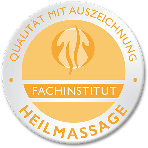 Siegel: Fachinstitut Heilmassage - Qualität mit Auszeichnung